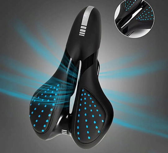 Șea De Bicicletă Neagră Cu Gel 270 X 160 Mm