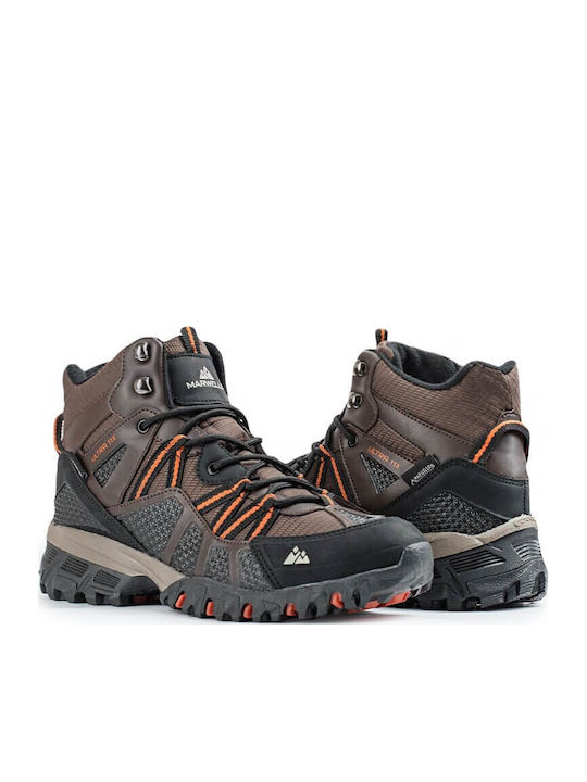 Marwells Männer Wanderschuhe Wasserdicht Braune