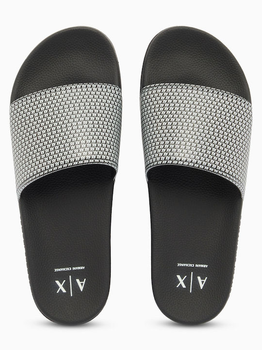 Men's Black Slides