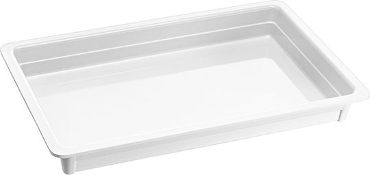 Gastronorm Melamine Container GN 1/1-65mm 53x32.5 Cm 6.5 Cm White No3012 Formel