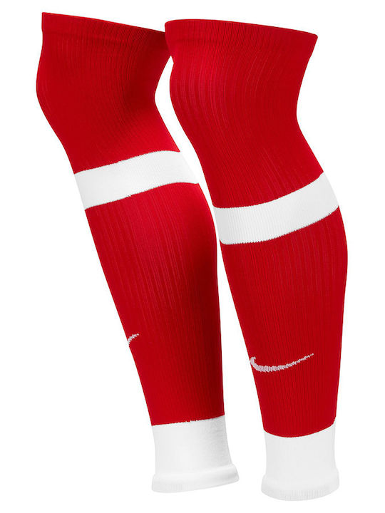 Nike Matchfit Leg Sleeves For Football Shin Guards Burgundy 2 Pairs