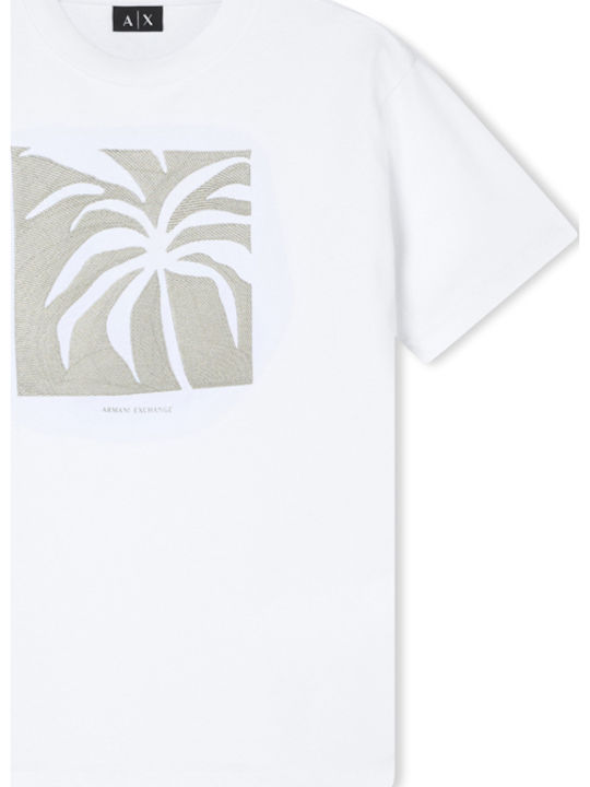 Armani Exchange T-Shirt Λευκο- Χρυσο