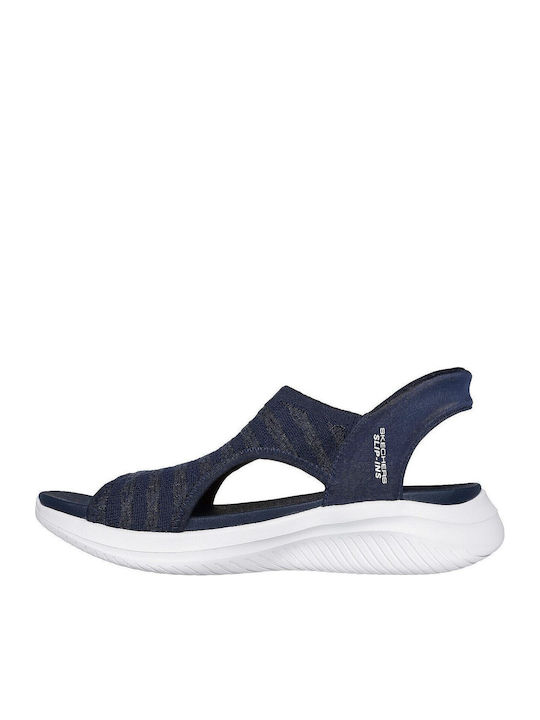 Ultra Flex 3.0 Καλοκαιρινές Γυναικείες Πλατφόρμες Μπλε