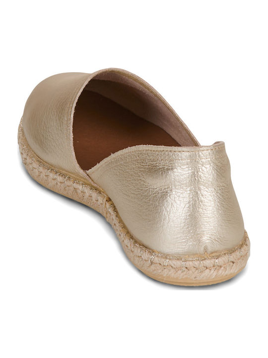Espadrile Dama În Culoare Aurie