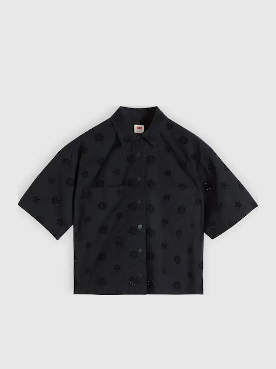 Harlie Short Sleeve Women's Shirt Black
