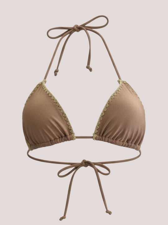 Set Bikini Triunghi Push Up & Brazilia Bronz