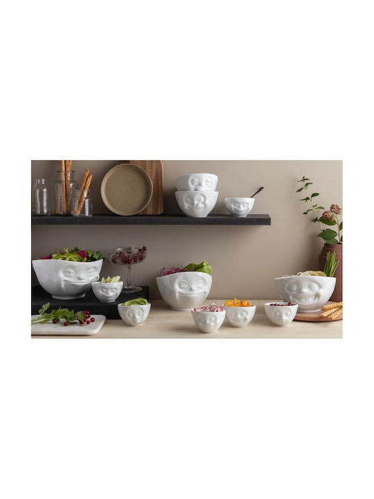 Round Porcelain Green Serving Bowl