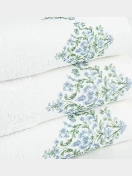 Borea Gesichtstuch Damask 50x90cm Ecru