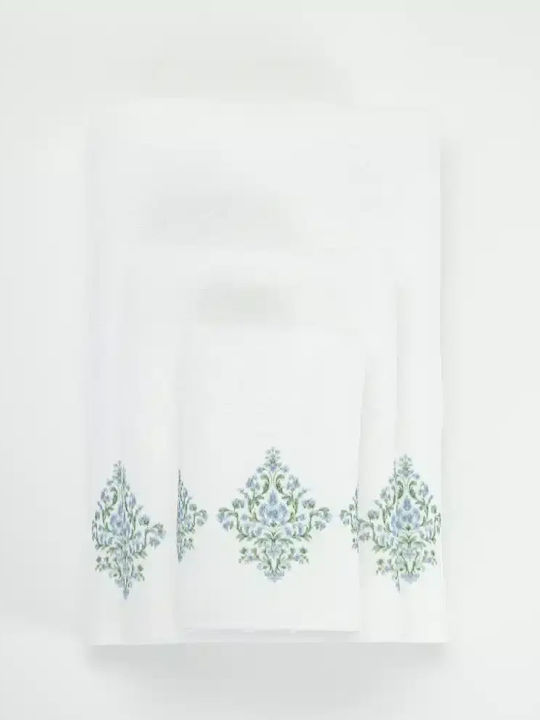 Borea Gesichtstuch Damask 50x90cm Ecru