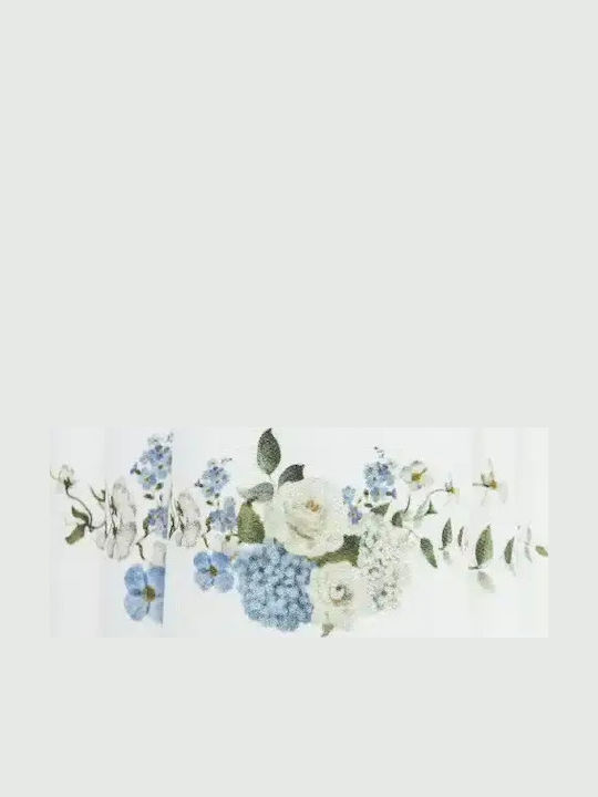 Borea Hortensia Face Towel 50x90cm White