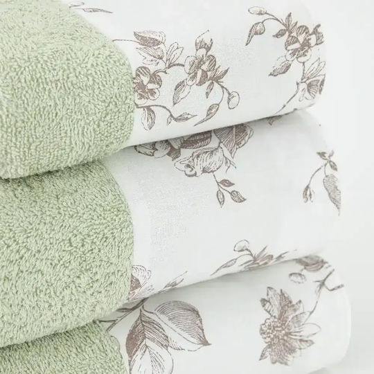Borea Set De Prosoape De Baie 3 Buc Rosine Verde Fistic Borea Set De Prosoape De Baie 3 Buc Rosine Verde Fistic