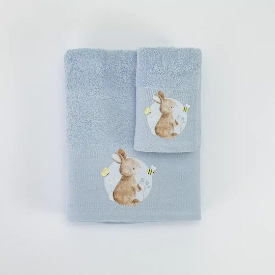 Borea Borea Badetuch-Set 2 Stück Blush Siel