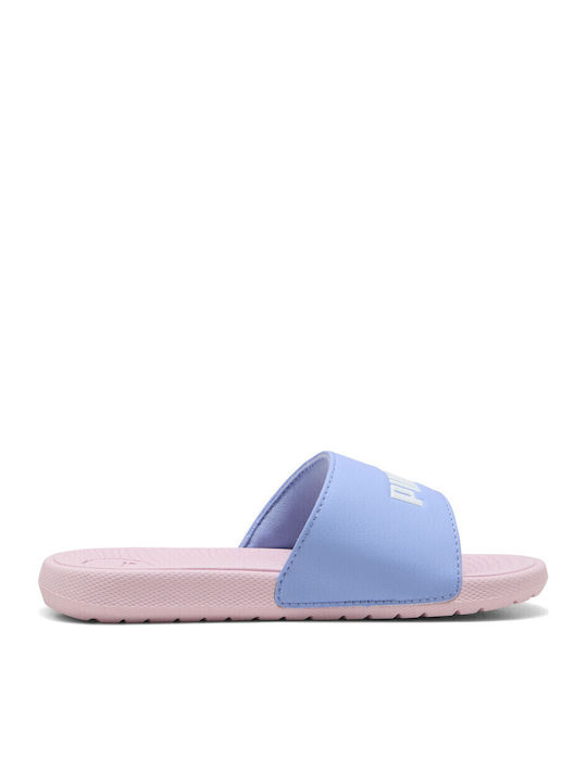 Kids' Flip Flops Slides Purple Cool Cat 2.0