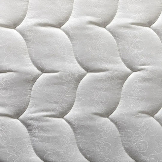Mattress Topper Bed Made Of Natural Materials White (80x190x6cm)