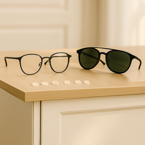 Set Reparare Ochelari Zola 30 Perne Nazale Diferite 60 Șuruburi Pensetă Șurubelniță Cârpă De Curățare