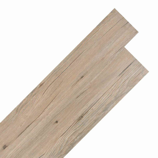 vidaXL PVC Garden Flooring Material 91.5x15cm 18 Pieces