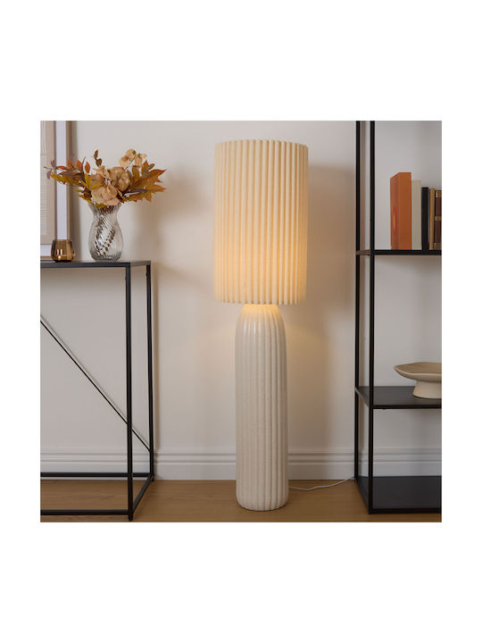 Kenan Stehlampe Höhe 160cm Beige