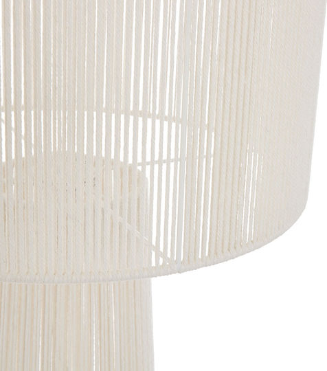 Adria Stehlampe Höhe 180cm mit Lampenbirnensockel für E27 Lampe Weiß