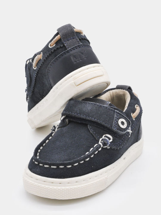 Leder Kinder Slipper & Mokassins Blau