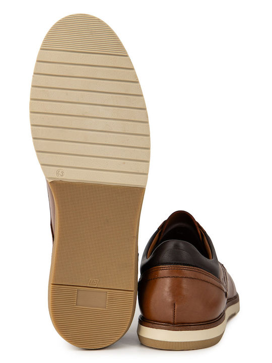 Leather Men's Casual Shoes Tabac Brown