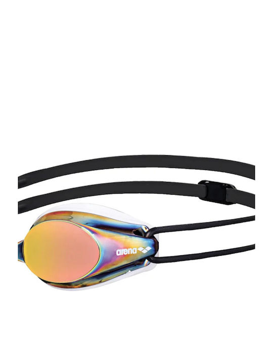 Arena Tracks Mirror Swimming Goggles Adults with Anti-fog Lenses Gray