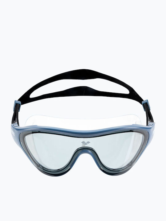 Arena One Mask Swimming Goggles Adults with Anti-fog Lenses Blue