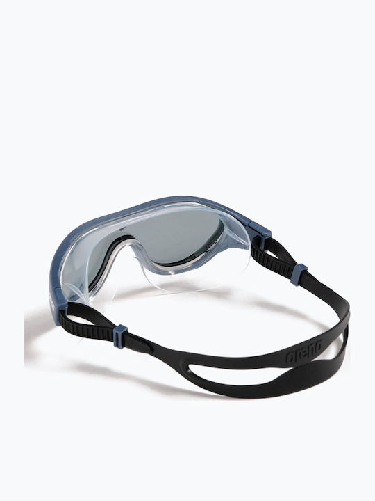 Arena One Mask Swimming Goggles Adults with Anti-fog Lenses Blue