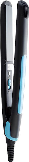 Avizar 2-in-1 Ceramic Tourmaline Straightener Curler 30w Adjustable Temperature Black Blue