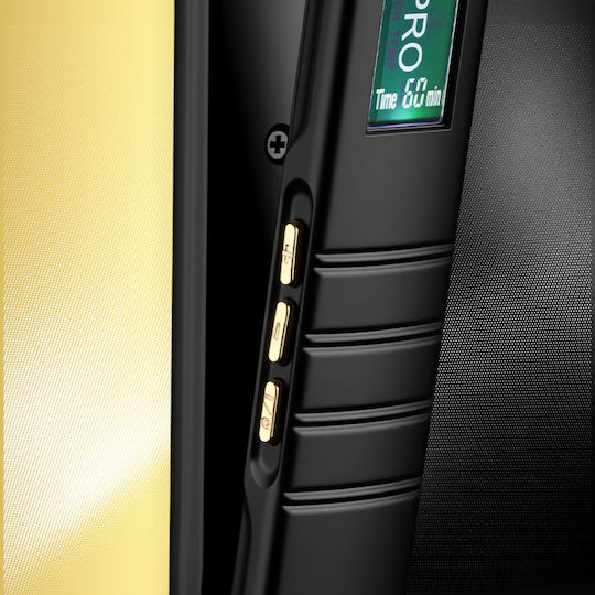 Birai Silky Touch Gold Placă Profesională de Îndreptat Părul Nano Titan 80-250°C Lcd Încălzire Rapidă Neagră