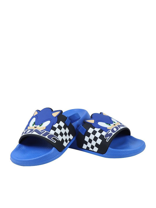 Flip-Flopi Pentru Copii Albastre Sonic