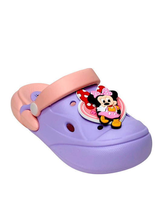 Kids Beach Clogs Purple