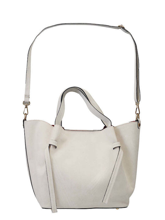 Leder Damen Handtasche Wildleder Beiges