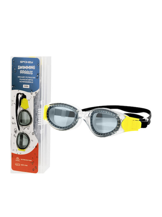 Spokey Sigil Swimming Goggles Adults with Anti-fog Lenses Transparent