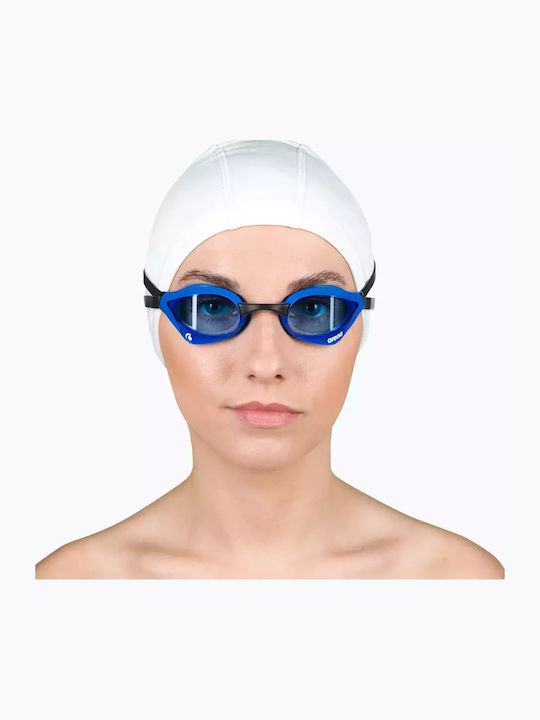 Arena Cobra Core Swipe Schwimmbrille Erwachsene mit Antibeschlaggläsern Blau