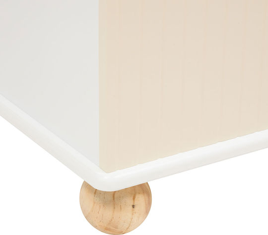 Children's Storage Box Made of Wood A-s Bouli White 60x36x41.5cm
