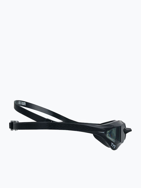 Tyr Tracer-x Elite Γυαλιά Κολύμβησης Ενηλίκων Μαύρα