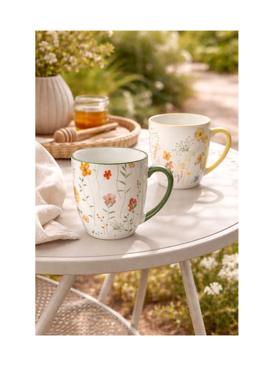 Kaemingk Porcelain Green Mug 330ml