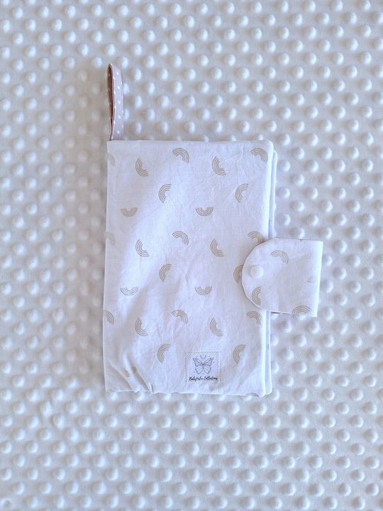 Babyvalia Fabric Case for Baby Wipes Diapers Golden Rainbows Babyvalia Fabric Case for Baby Wipes Diapers Golden Rainbows