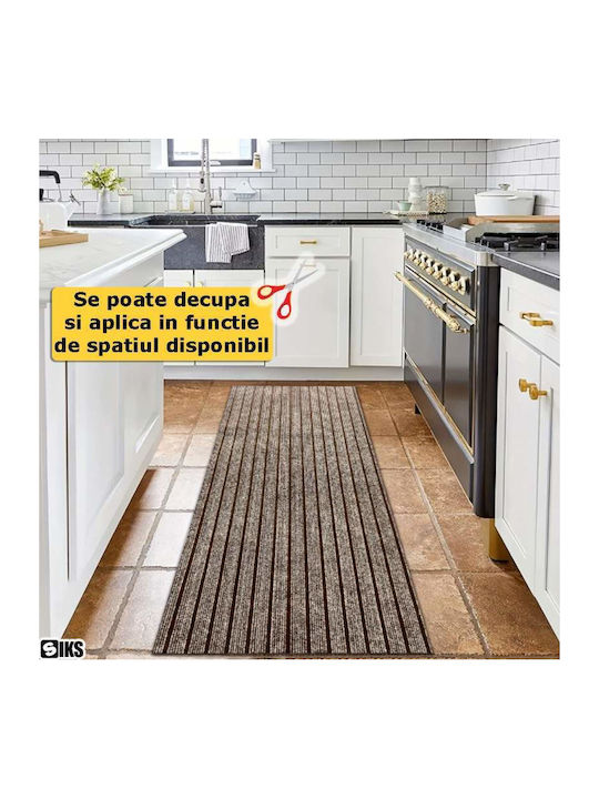 Kitchen Mat Runner Brown 40x300cm