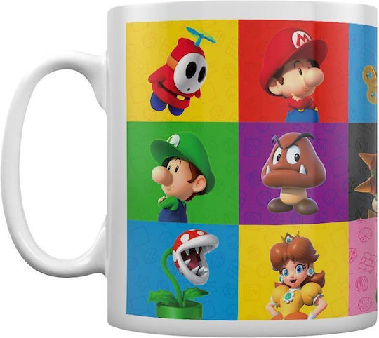 Nintendo Mario Керамична Многоцветна Чаша Nintendo Mario Керамична Многоцветна Чаша