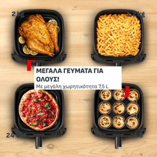 Tefal Easy Fry Heißluftfritteuse 7.5lt Schwarz