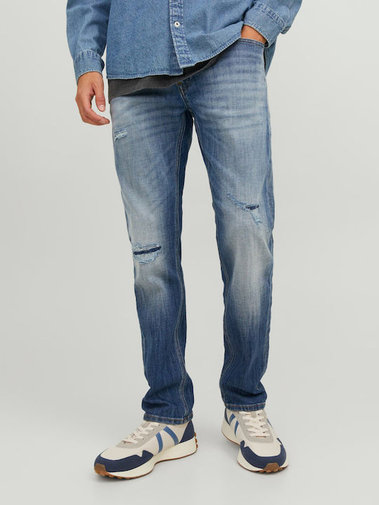 Herren Jeanshose mit Regulär Tapered Anwendung Blau