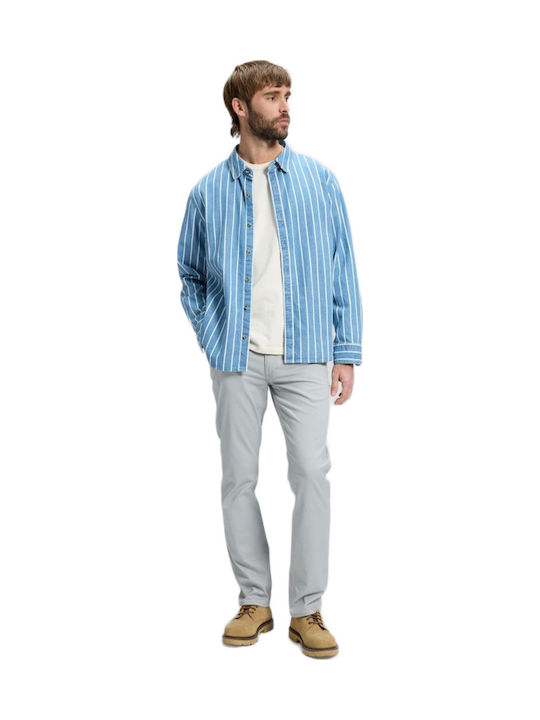 Men's Elastic Gray Jeans Pants