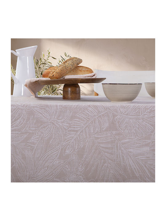 Nef-Nef Homeware Baumwoll Tischdecke Tundra Grau 150x300cm