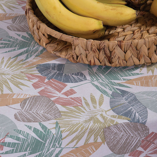 Nef-Nef Homeware Leaferio Față De Masă Rezistentă La Pete Multicoloră 140x140cm