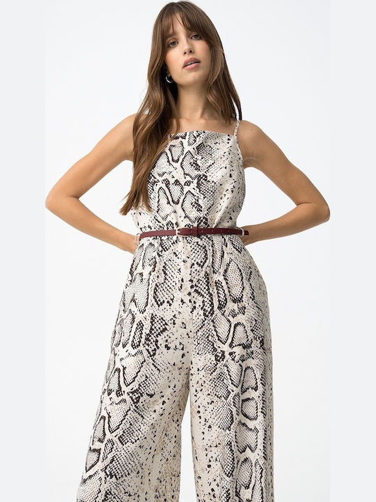 Women's One-piece Jumpsuit Ecru