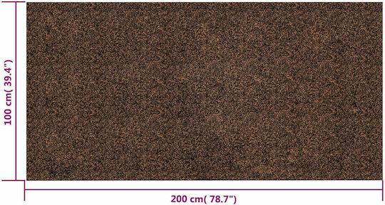vidaXL Cork Brown 42046471 200x100cm