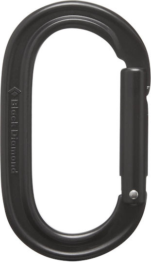 Black Diamond Oval Keylock Carabiner 1pcs