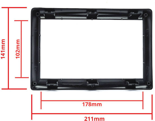 Einparts Radio Frame Renault Megane 2002-2009 Clips Included