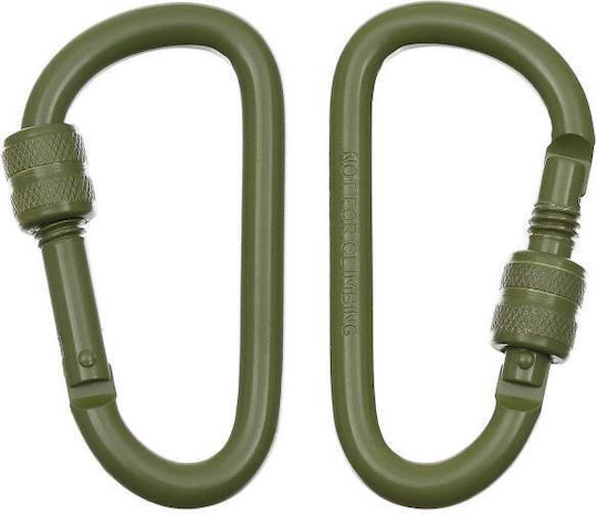 MFH D Lockable Carabiners 2pcs